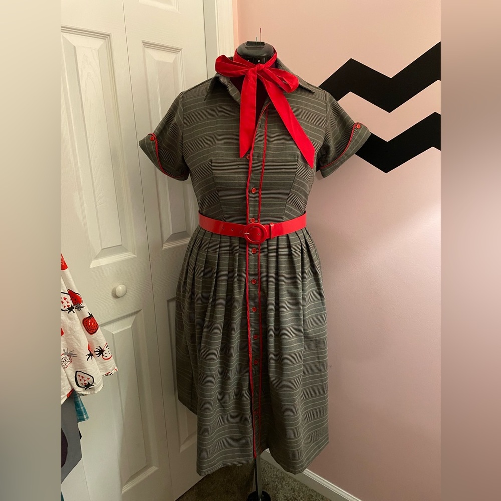 Boutique Rockabilly Pinup Swing Dress. NWT. Sz XL